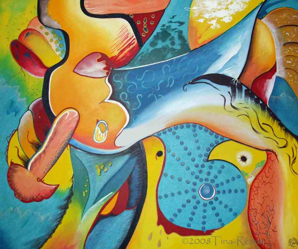 Experiment in shape and colour of the sub-conscious