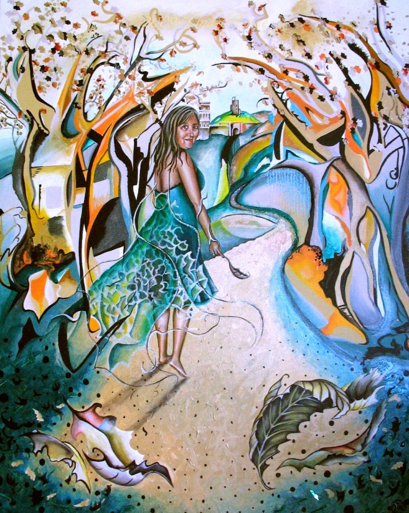 Painting from vision experiment.