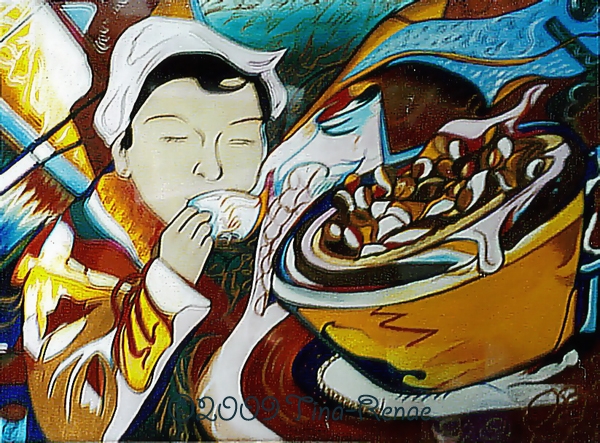 Experiment in themed intuitive art