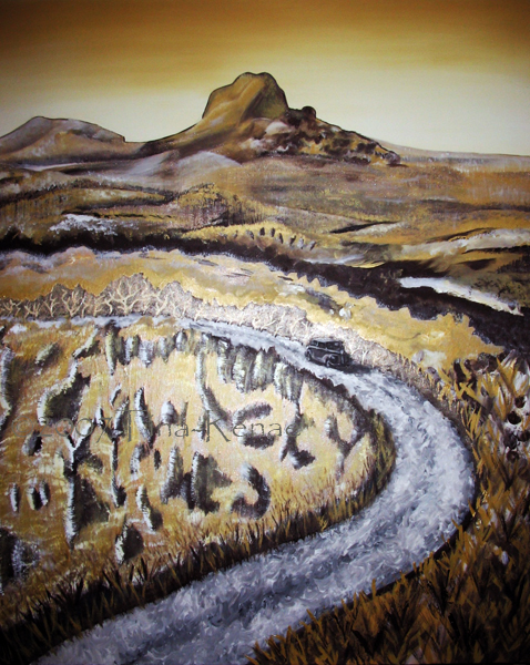 acrylic painting by Tina-Renae