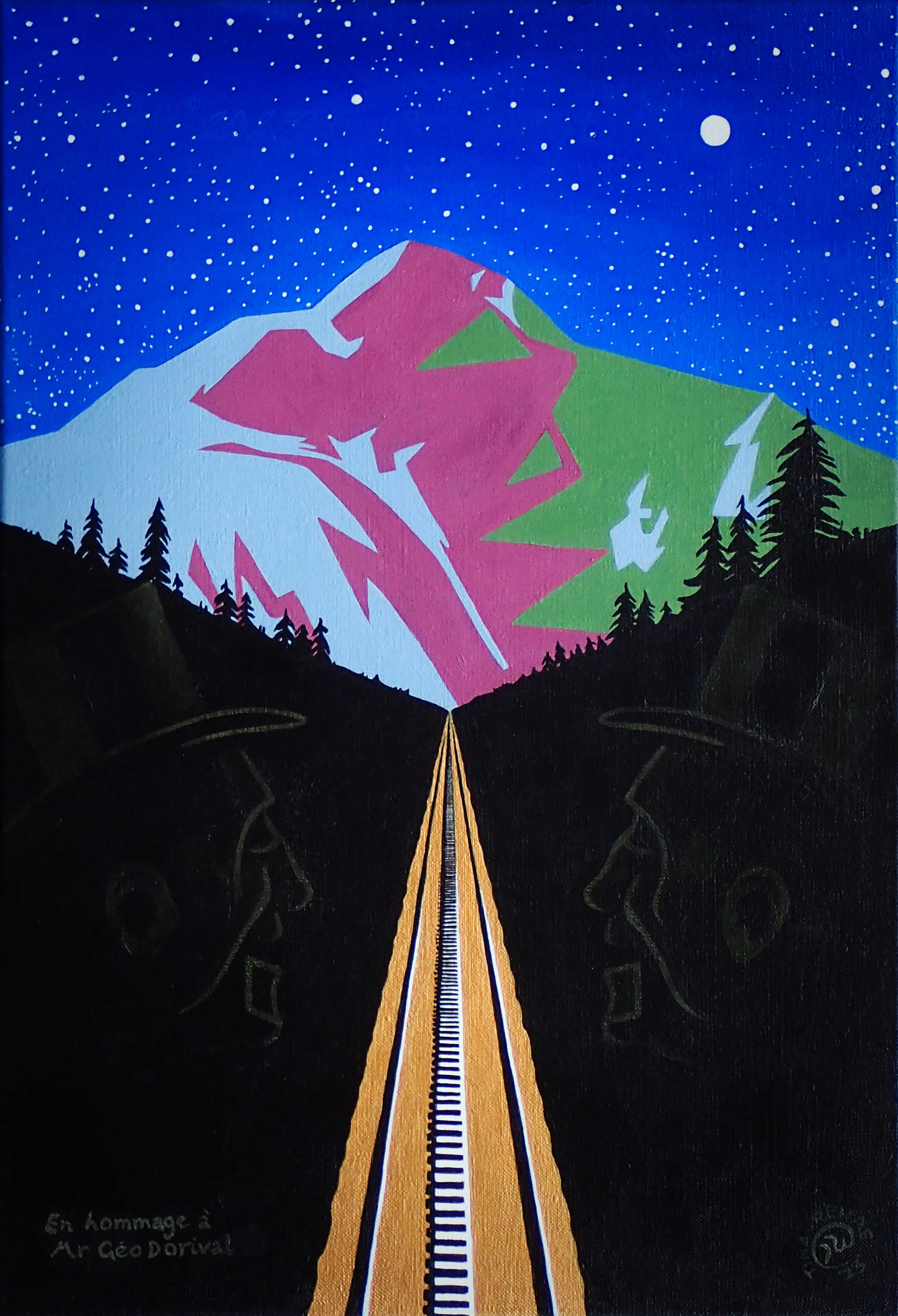 acrylic painting by Tina-Renae